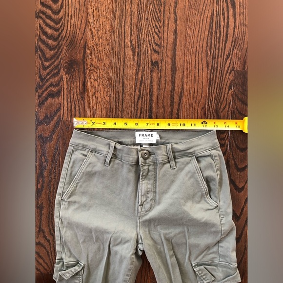 FRAME Women's 27 Service Cargo Skinny Pant Jeans in Platoon - EUC! - Picture 6 of 12